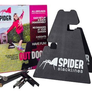 Garten Slackline Kit - baumloses Slacklinen