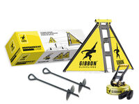 Slackline Independence Kit - baumlos im Garten mit Bodenschraube - Artikelbild