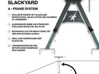Gibbon SLACKYARD - die freistehende Slackline für den Garten - Artikelbild
