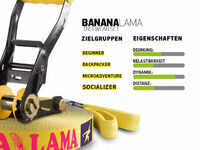 Banana Lama Slackline Set 15 Meter mit Baumschutz - Gibbon - Artikelbild
