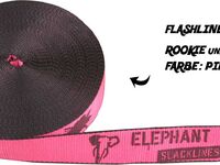 Rookie Flashline Set pink 15 Meter - Elephant Slacklines - Artikelbild
