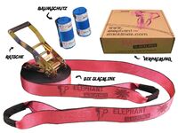 Rookie Flashline Set pink 15 Meter - Elephant Slacklines
