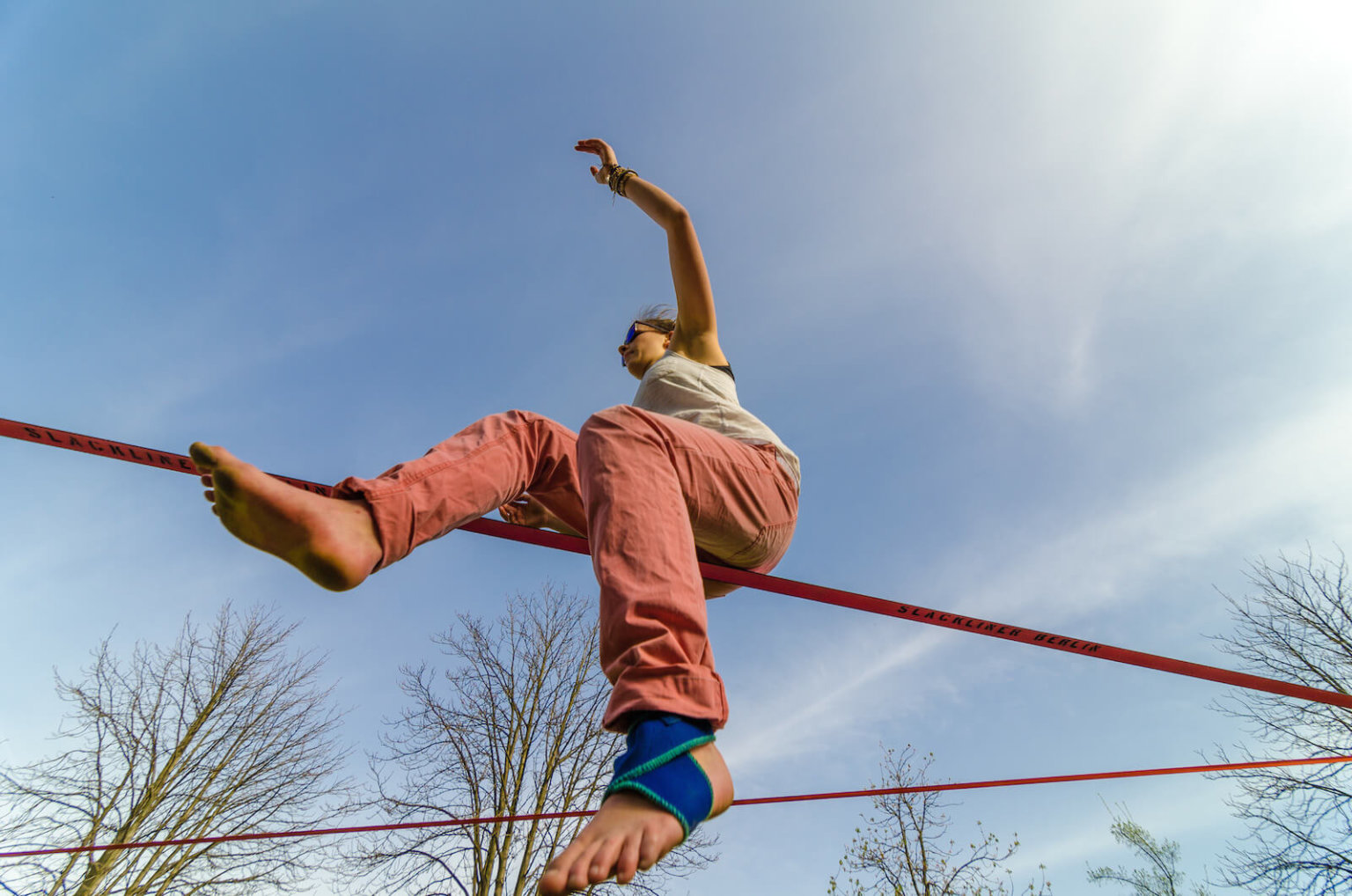 Howto Butt Bounce Slackliner Berlin