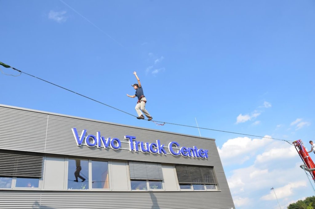 Über dem Volvo Center